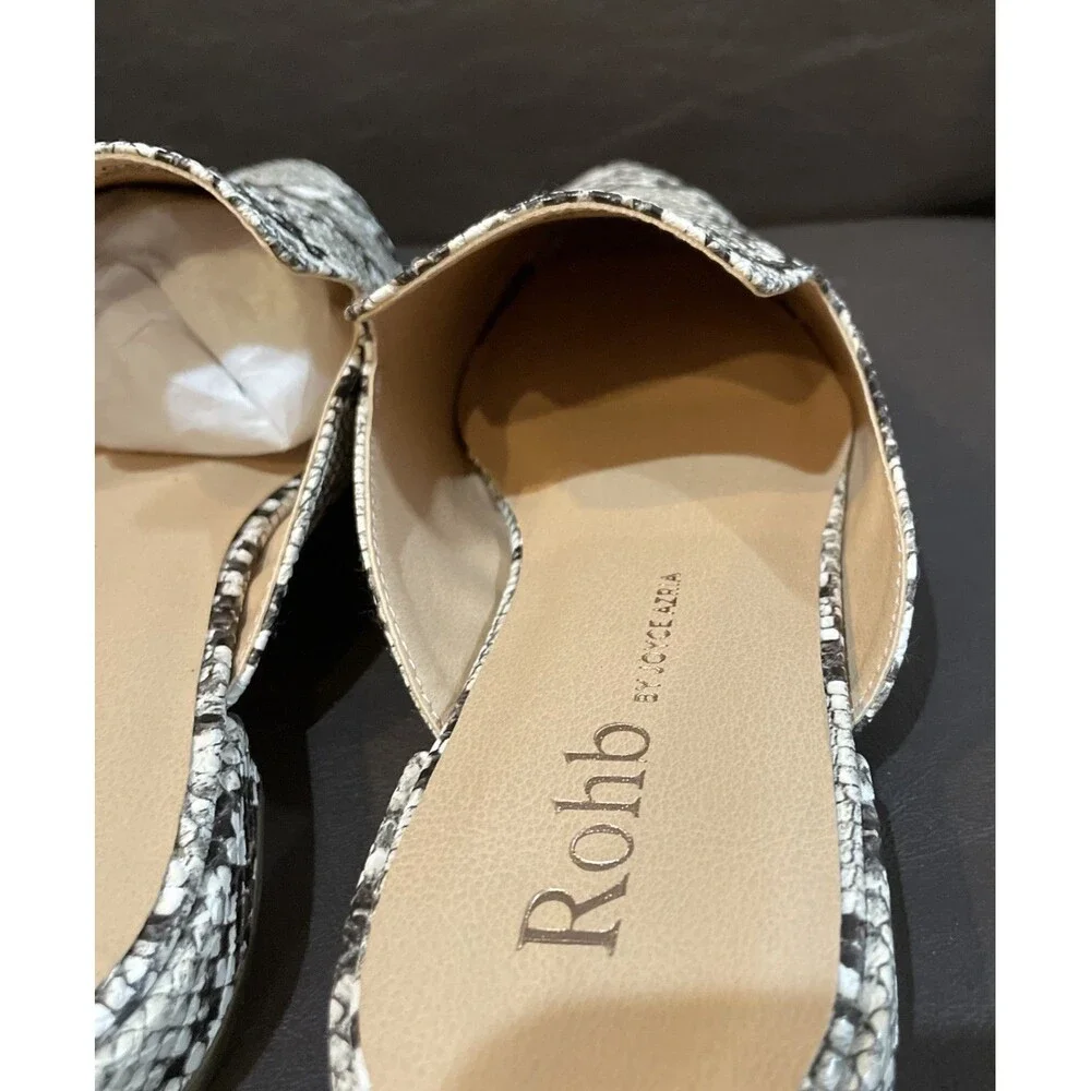ROHB Ladies Animal Print Slip On Shoes Size 7.5